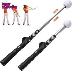 Honharo 313023121127 Golf Swing Trainer Retractable Click Stick Grip And Tempo For Right Handed Honharo 313023121127 Golf Swing Trainer Retractable Click Stick Grip And Tempo For Right Handed