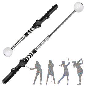 Hs018-1 Hosawtek Retractable Golf Swing Trainer-advanced And Grip Training Aid For Ri