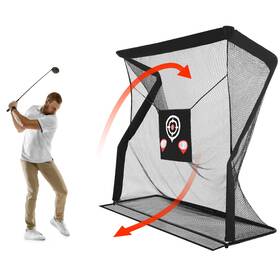 Houseables Gpn-bk-08ft-fba Golf Simulator Net Return For Garage Hitting Backyard Driving Indoor/