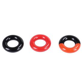 How True 738627575211 Golf Weighted Swing Ring 3 Pcs Club Warm Up Donut Weight For