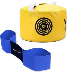 How True 738627576959 Smash Bag Arm Band Combo Golf Hitting Impact Swing Trainer Yellow