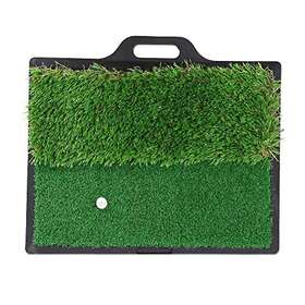 How True 738627577758 Dual Turf Golf Hitting Mat Ideal For Indoor And Outdoor Training