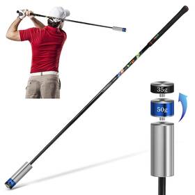 Huaen 763316027009 Golf Swing Trainer Aid For Indoor Practice Speed Training Warm Up Stick Impr