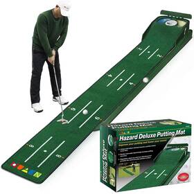 Huaen 780185827431 Golf Putting Green Mat For Indoors Matt With Ball Return And 3