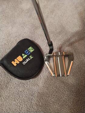 Gp001 Huaen New 35 Inch Golf Putter Zinc Alloy Head Stiff Flex W Cover Mens Rh