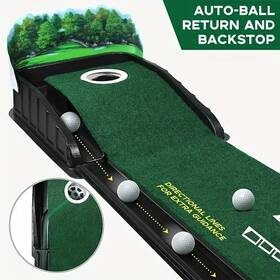 Pm002-3d Huaen Auto Golf Putting Mat /green Training And Practice Aid - Indoor / Outdoor