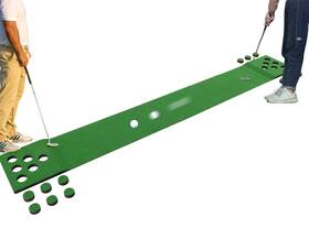 A7-80bj-62gm Huajangcnc Golf Pong Game Set Putting Mat Green Back