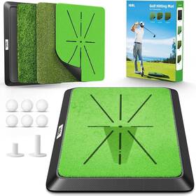 Igrl 705353966682 Golf Hitting Mat 18 Inch X14 Indoor Outdoor Practice Training Heavy Duty Rubbe