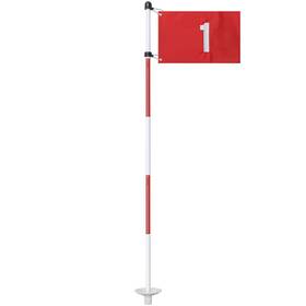 Ihomepark 25bgrfqg-bh-1 #ziy Thiodoon Golf Flagstick 6ft Flag And Cup For Yard Pro Detachable Hole
