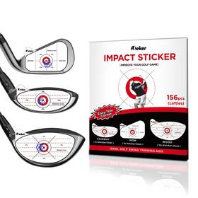 Ijeker Jk-st021-pp156 Lefthanded Golf Impact Tape 156 Training Stickers For Swing Feedback