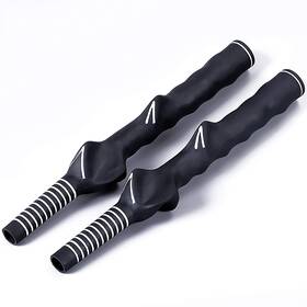 Inheming 711181873023 2pcs Golf Swing Training Grip Right-handed Club Trainer Help Kids An