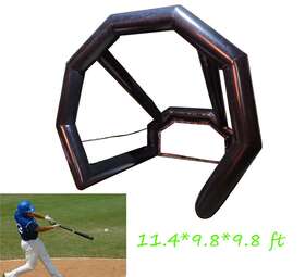 Intbuying 682365838667 New Inflatable Indoor Outdoor Golf Practice Swing Simulator Net Cage With Blower
