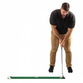 Izzo 689769201608 New Golf 4ft X 4 Inch Practice Putting Mat With Mirror