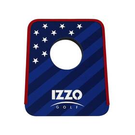 Izzo 689769211706 Golf Mini Red White And Blue Putting Cup Square Mats Patriotic