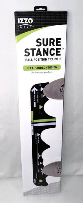 Izzo Golf 313029112143 Sure Stance Ball Position Trainer Left Handed Training Aid Hitting