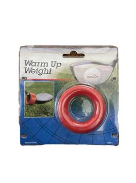 J&amp M 040169990750 Intech Golf Club Swing Red Circular Warm Up Weight. Golfer S Tool. New