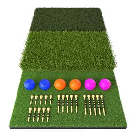 Jaya 975215731404 Golf Hitting Mat 30ftftx15ftft Tri-turf Practice Tight Lie Rough And Fairw Jaya 975215731404 Golf Hitting Mat 30ftftx15ftft Tri-turf Practice Tight Lie Rough And Fairw