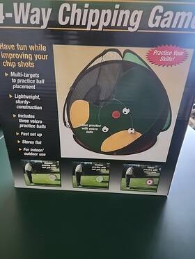 Jef World Of Golf 022275007324 4-way Chipping Game With Practice Balls And Multi-targets Indoor Home Nos