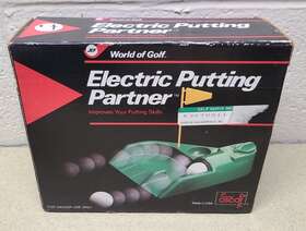 Jef World Of Golf 022275031008 Electric Putting Partner With Ball Return Aid Oscar Jr Works