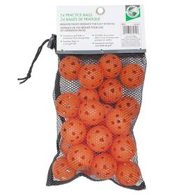 Jef World Of Golf 022275880323 New 24 Air-flo Practice Balls - Orange