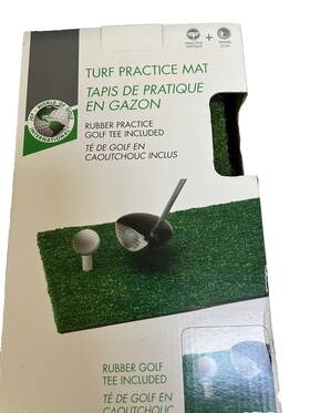 Jef World Of Golf 022275880934 Grass Turf Chipping Mats 12 Inch X 24 Driving Range Practice Mat With Foam New