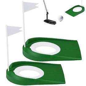 Joaoxoko Lxq-142two1 Putting Green Indoor Set Pack Golf Cup With Flag 2