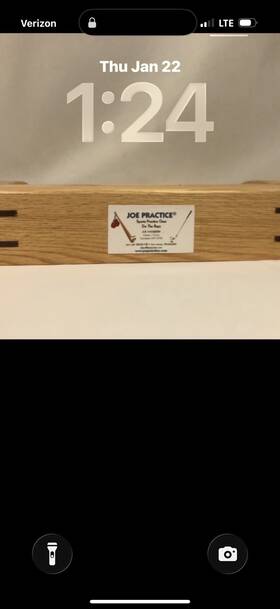 Joe Practice 10400487 Golf Putting Aide Do The Raps Old Growth Reclaimed Timber