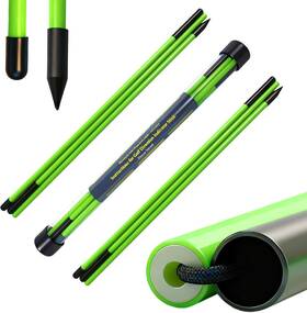 Josongslax Josong001 Golf Alignment Sticks 2 Pack Plastic 49 Inch Collapsible Stick Pract