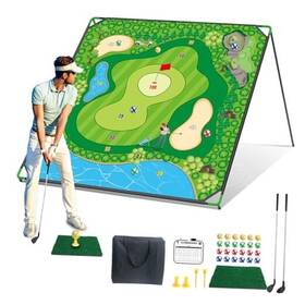 7888-55b Joysweetoy Large Golf Chipping Game 5.9x5.9 Ft Portable Sticky For Adults