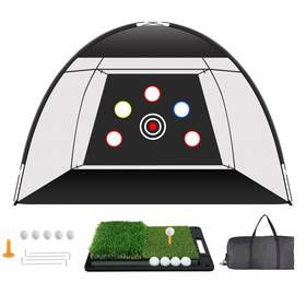 Jtxcdfhmj 768365803949 Golf Net 10x7ft Hitting Practice For Use With Black