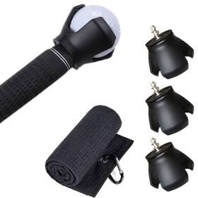 Jwcbdy 768488010408 3-prong Golf Ball Pick Up Retriever Grabber Black Back Saver Claw Portable Gr