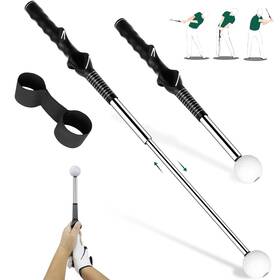 Kalauto 768510712287 Golf Grip Swing Training Aid - Retractable Click Club Trainer Indoor Practice