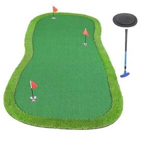 Kemldivs 791126558512 Golf Putting Green Large Practice For Outdoor And Indoor 5 10 Mat