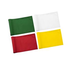 420d Kingtop 730060506012 Blank Golf Flag 8x6 Inch - Mixed Color Nylon Tube Inserted Mini Prac