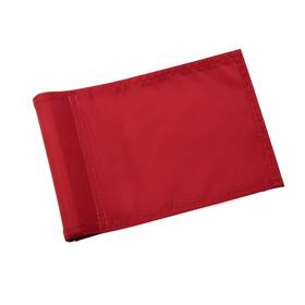 420d Kingtop 730060506029 Golf Flag 8x6 Inch - Plain Red Nylon Tube Inserted Mini Practice Put