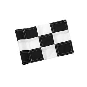 420d Kingtop 730060506050 Checkered Golf Flag 8x6 Inch Black/white Check Nylon Tube