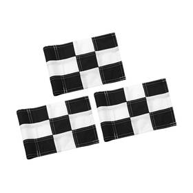 420d Kingtop 730060506159 Checkered Golf Flag 8x6 Inch Black/white Check Nylon Tube Inserted