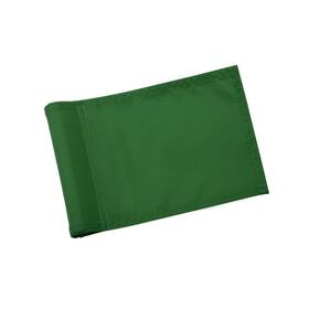 Kingtop 730060506357 Golf Flag 8x6 Inch - Plain Green 420d Nylon Tube Inserted Mini Practice P