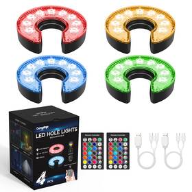 B0csd4br5k Kingtop Rechargeable Led Golf Hole Light - Waterproof Focused Illumination Lens