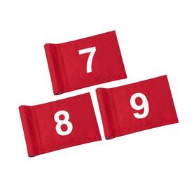 Kt-ga086-nl3 Kingtop Numbered Golf Flag 8x6 Inch Upgraded Double Layer 420d Nylon Sided