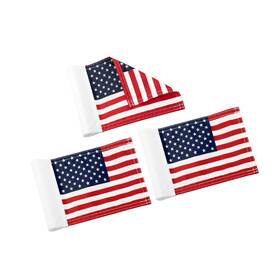 Kt-ga093-nl3 Kingtop Golf Flag 8x6 Inch - Dual-layer 420d Nylon Double Sided American Pattern