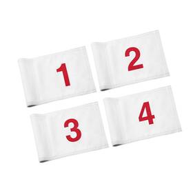 Kt-ga116-nl4 Kingtop Numbered Golf Flag 8x6 Inch Upgraded Double Layer 420d Nylon Sided