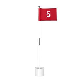 Kt-ga119-nl1 Kingtop Golf Flagstick Mini Putting Green Flag For Yard All 3 Feet Double-