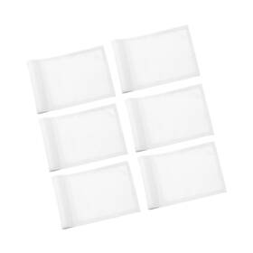 Kt-ga149-nl6 Kingtop Golf Flag 8x6 Inch - Plain White 420d Nylon Tube Inserted Mini Practice P