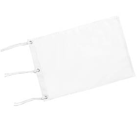 Kt-ga180-nl1 Kingtop Golf Flag 20x14 Inch - Plain White 420d Nylon Brass Grommets Standard Put