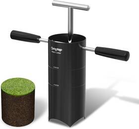 Kingtop Kt-ga197-cs1 Portable Golf Hole Cutter Detachable Handle Usga Standard 4inch And 6in