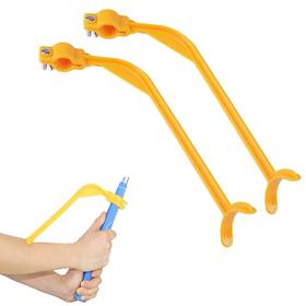Kiseer 666354561026 2 Pcs Golf Training Aids Swing Trainer Tool Accessories Yellow
