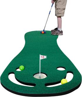 Kofull 313054478474 Putting Green Mats Set For Golf Use Included Mini Putters A