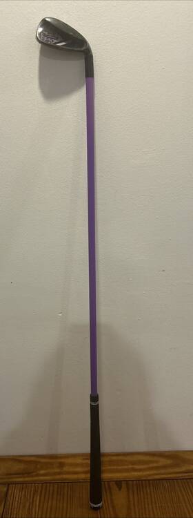 Lag Shot 850038109257 7 Iron Golf Club Swing Trainer For Left Handed Women Purple Open Box