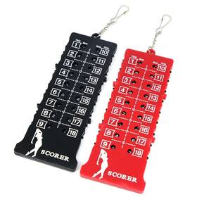 Leyal 798165288079 2pcs 18 Holes Golf Score Card Stroke Counter Accessories